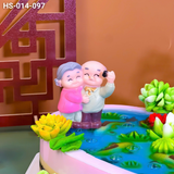  Bánh Sinh Nhật Hồ Sen Cá Lội Tặng Ông Bà, Cha Mẹ (HS-014-097) 