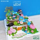  Bánh Kỷ Niệm Ngày Cưới Cha Mẹ (HS-014-100) 
