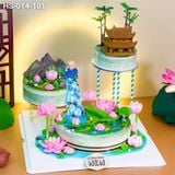  Tháp Bánh Chùa Sen 3 Tầng (HS-014-101) 