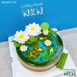  Bánh Quà Tặng Hồ Sen Cá Lội (HS-014-113) 