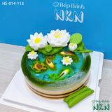  Bánh Quà Tặng Hồ Sen Cá Lội (HS-014-113) 