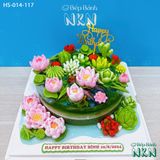  Bánh Sinh Nhật Hồ Sen Cá Lội (HS-014-117) 