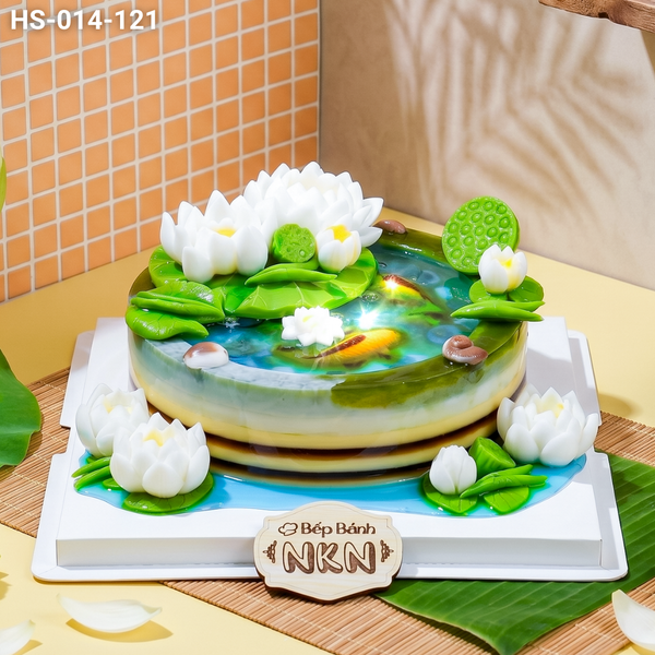  Bánh Sinh Nhật Bạch Liên Ngư Lạc (HS-014-121) 