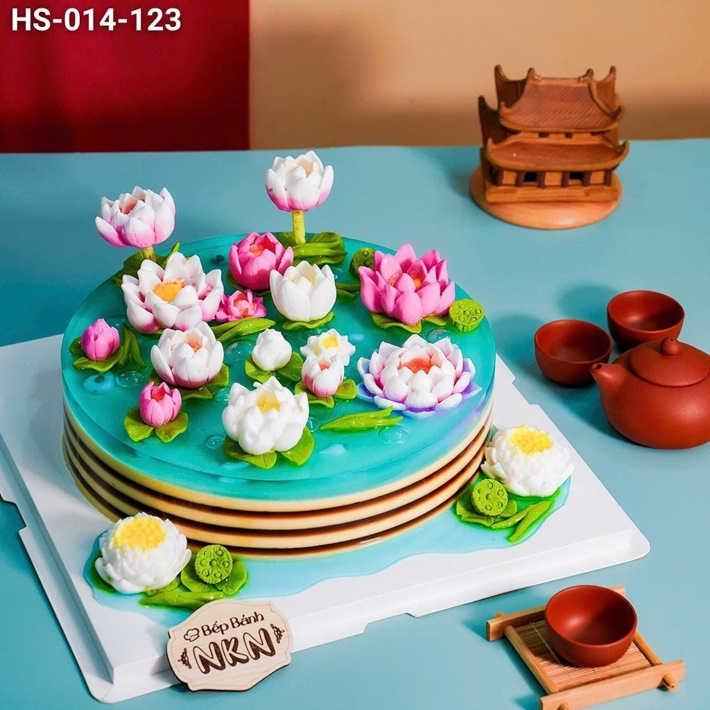  Bánh Kỷ Niệm Liên Hoa Tịnh Nguyệt (HS-014-123) 