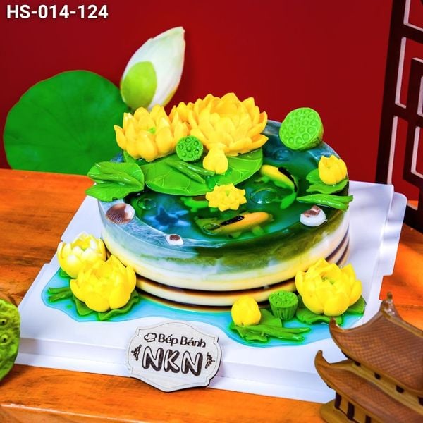 Bánh Sinh Nhật Kim Liên Ngư Lạc (HS-014-124) 