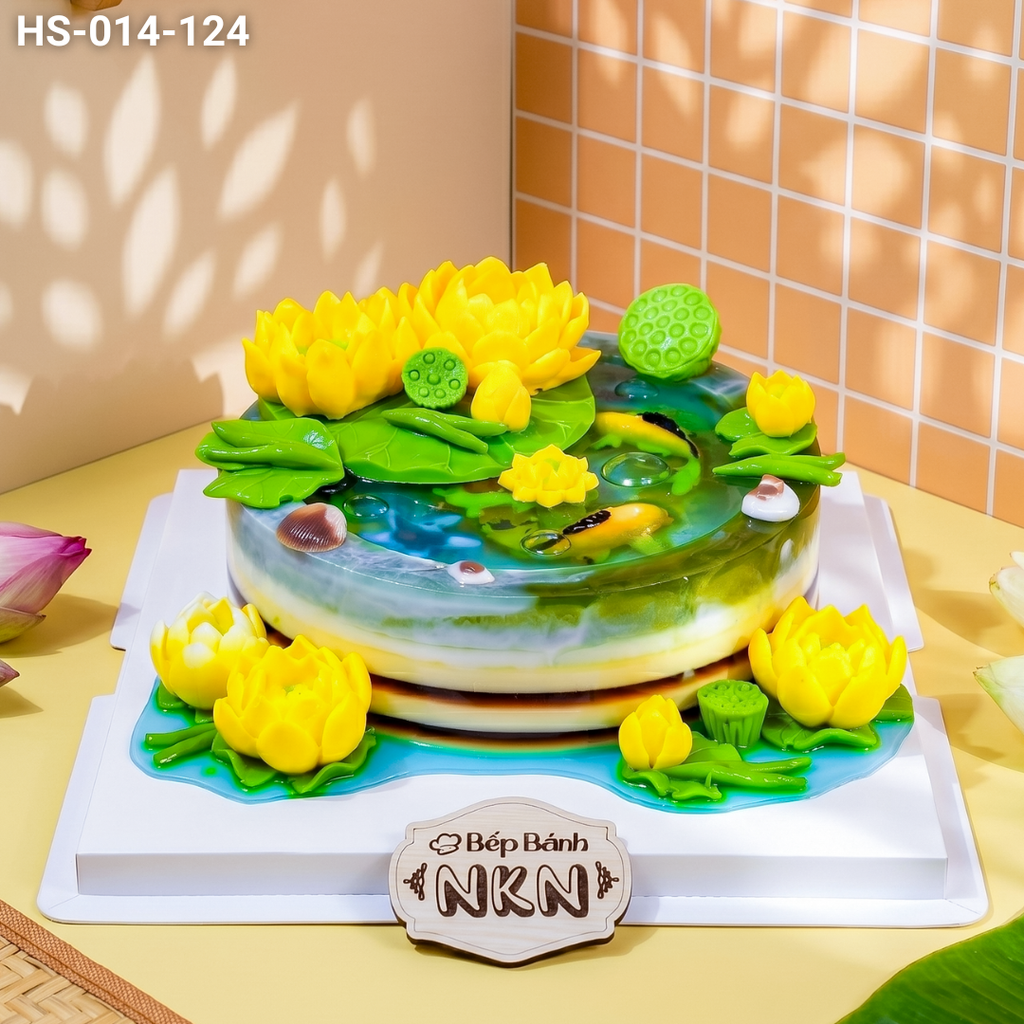  Bánh Sinh Nhật Kim Liên Ngư Lạc (HS-014-124) 