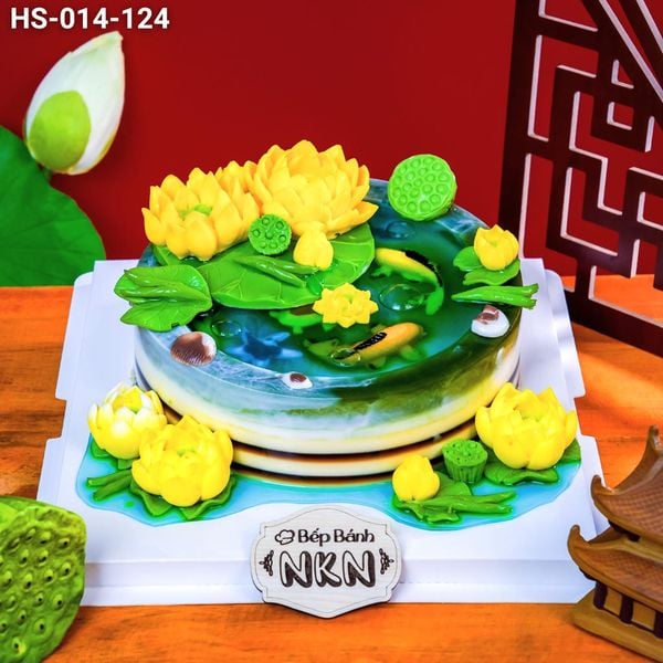  Bánh Sinh Nhật Kim Liên Ngư Lạc (HS-014-124) 