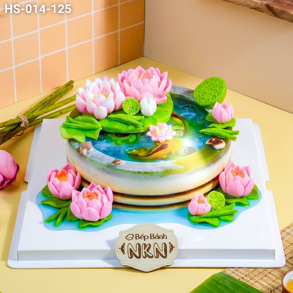 Bánh Sinh Nhật Hồng Liên Ngư Lạc (HS-014-125) 
