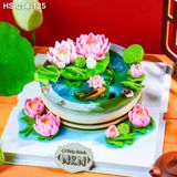  Bánh Sinh Nhật Hồng Liên Ngư Lạc (HS-014-125) 