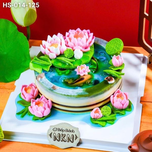  Bánh Sinh Nhật Hồng Liên Ngư Lạc (HS-014-125) 