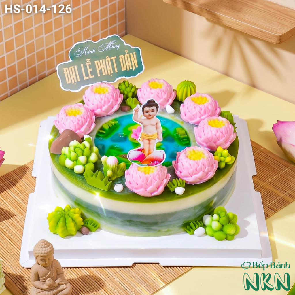  Bánh 7 Bước Hoa Sen Mừng Đại Lễ Phật Đản (HS-014-126) 