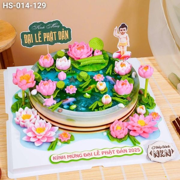  Bánh Hồ Sen Cá Lội Mừng Đại Lễ Phật Đản (HS-014-129) 