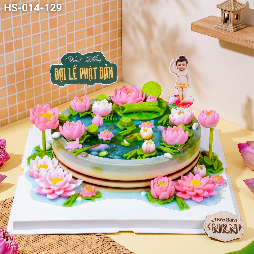  Bánh Hồ Sen Cá Lội Mừng Đại Lễ Phật Đản (HS-014-129) 