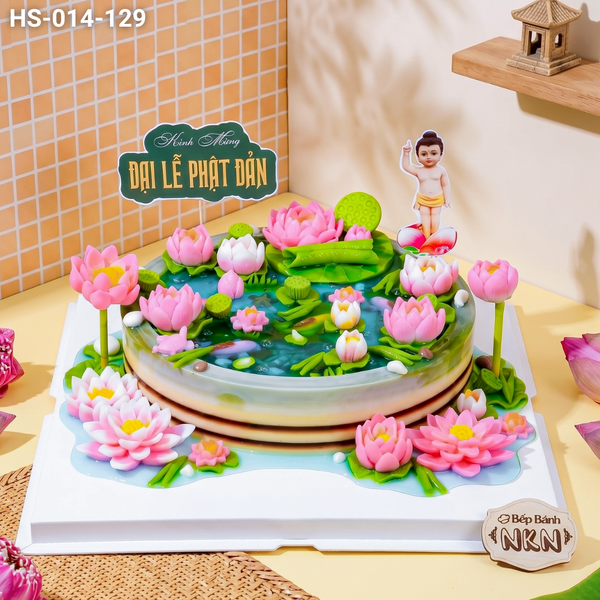  Bánh Hồ Sen Cá Lội Mừng Đại Lễ Phật Đản (HS-014-129) 