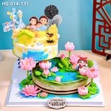  Bánh Sinh Nhật Hoa Sen Gia Đình (HS-014-131) 