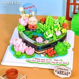  Bánh Sinh Nhật Hồ Sen Tặng Ông (HS-014-133) 