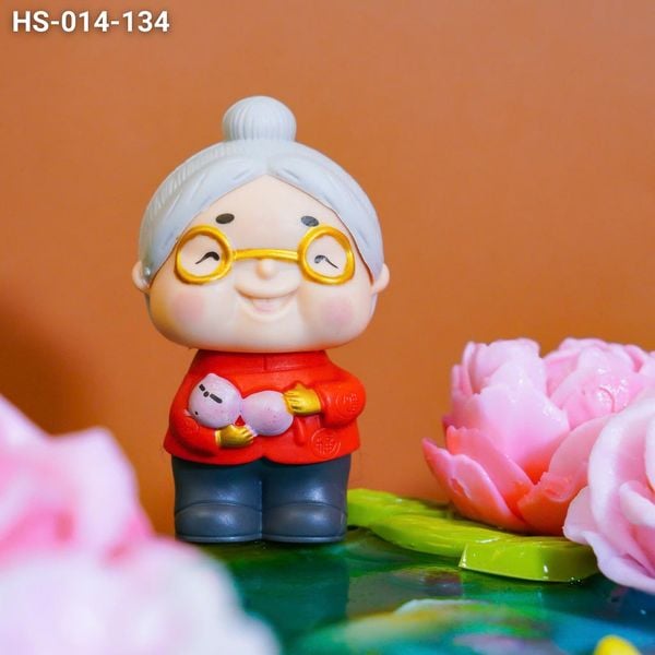  Bánh Sinh Nhật Hoa Hồng Tặng Bà (HS-014-134) 