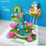  Tháp Bánh Sinh Nhật 3 Tầng Tuổi Mẹo (HS-014-072) 