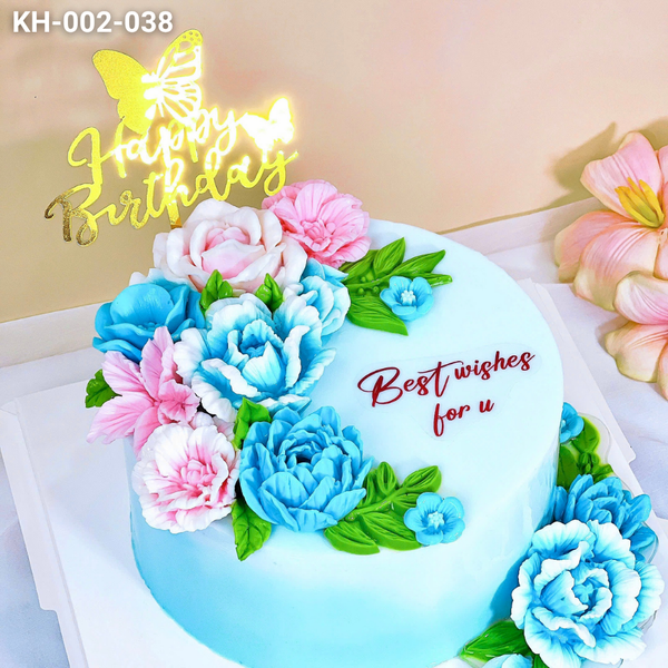  Bánh Sinh Nhật Kết Hoa (KH-002-038) 