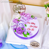  Bánh Sinh Nhật Kết Hoa (KH-002-051) 