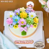  Bánh Sinh Nhật Kết Hoa (KH-002-053) 