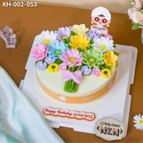  Bánh Sinh Nhật Kết Hoa (KH-002-053) 