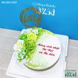  Bánh Sinh Nhật Kết Hoa (KH-002-059) 