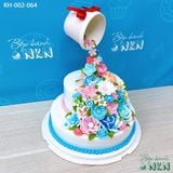  Bánh Thác Hoa 2 Tầng (KH-002-064) 