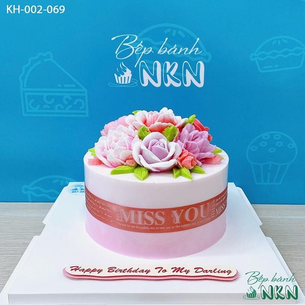 Bánh Sinh Nhật Kết Hoa (KH-002-069) 