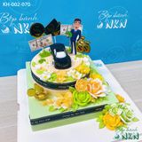  Bánh Sinh Nhật 2 Tầng Cho Nam (KH-002-070) 