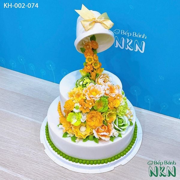  Bánh Thác Hoa 2 Tầng (KH-002-074) 