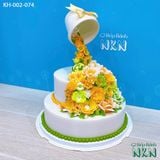  Bánh Thác Hoa 2 Tầng (KH-002-074) 