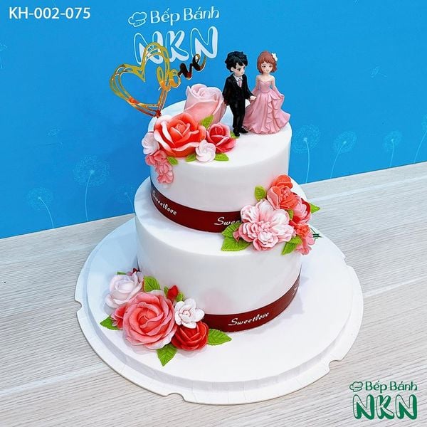  Bánh Cưới 2 Tầng (KH-002-075) 