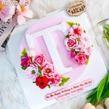  Bánh Sinh Nhật Kết Hoa Chữ T (KH-002-082) 