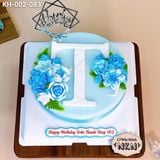  Bánh Sinh Nhật Kết Hoa Chữ T (KH-002-083) 