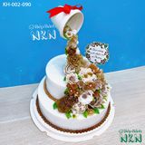  Bánh Thác Hoa 2 Tầng (KH-002-090) 