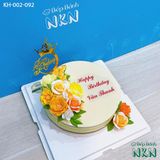 Bánh Sinh Nhật Kết Hoa (KH-002-092) 