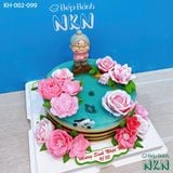  Bánh Sinh Nhật Hồ Cá Hoa Hồng (KH-002-099) 