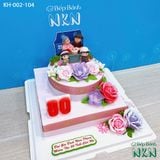  Bánh Rau Câu Kết Hoa (KH-002-104) 