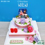  Bánh Rau Câu Kết Hoa (KH-002-104) 