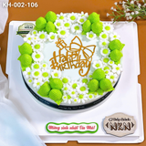  Bánh Sinh Nhật Hoa Dâu Tây (KH-002-106) 