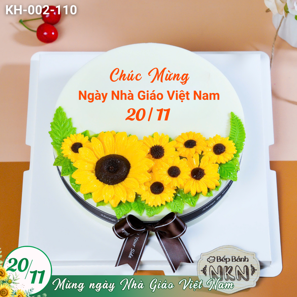  Bánh Sinh Nhật Hoa Hướng Dương (KH-002-110) 
