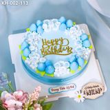 Bánh Sinh Nhật Hoa Dâu Tây (KH-002-113) 