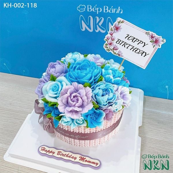  Bánh Sinh Nhật Kết Hoa (KH-002-118) 