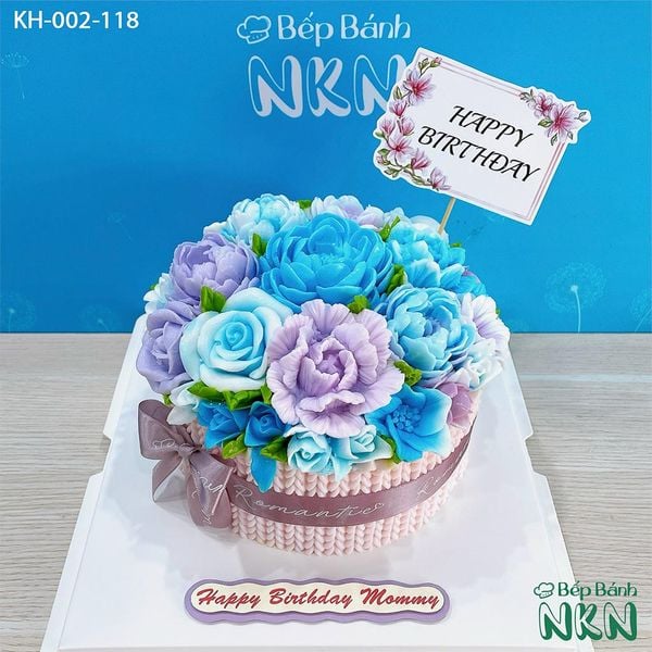  Bánh Sinh Nhật Kết Hoa (KH-002-118) 