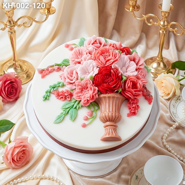  Bánh Bình Hoa Quà Tặng (KH-002-120) 