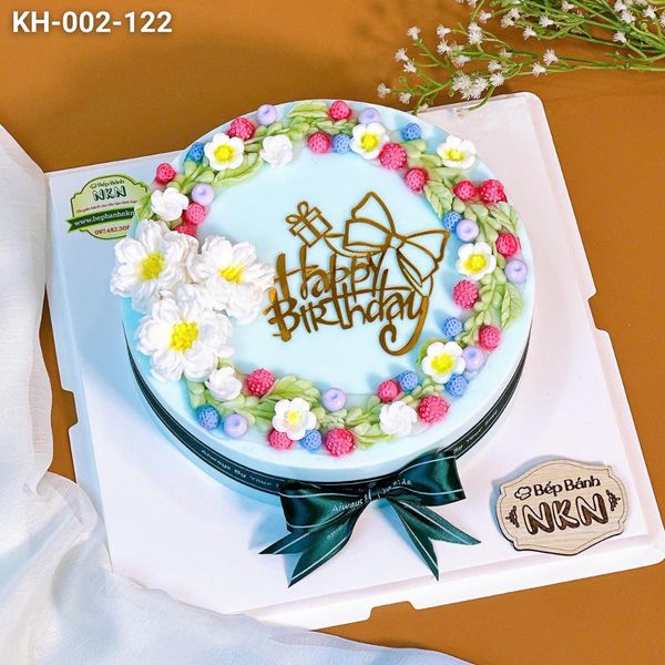  Bánh Sinh Nhật Vòng Hoa (KH-002-122) 