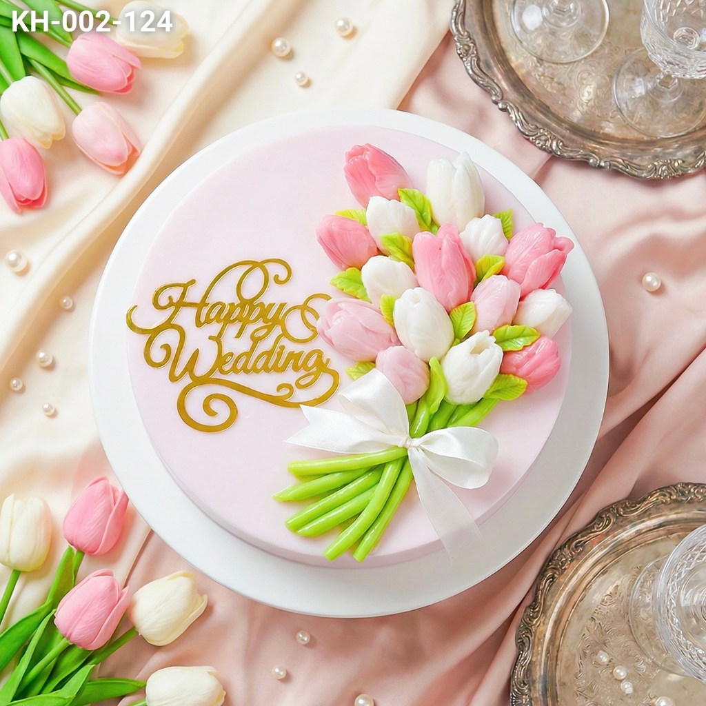  Bánh Cưới Happy Wedding (KH-002-124) 