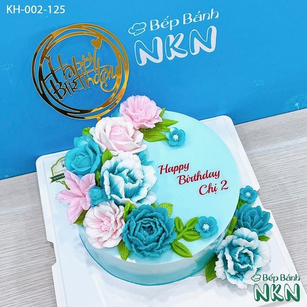  Bánh Sinh Nhật Kết Hoa (KH-002-125) 