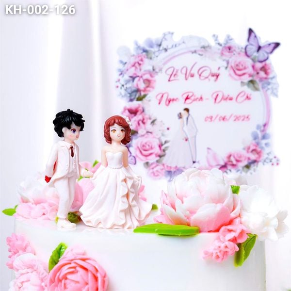  Bánh Cưới 2 Tầng Cao Cấp (KH-002-126) 